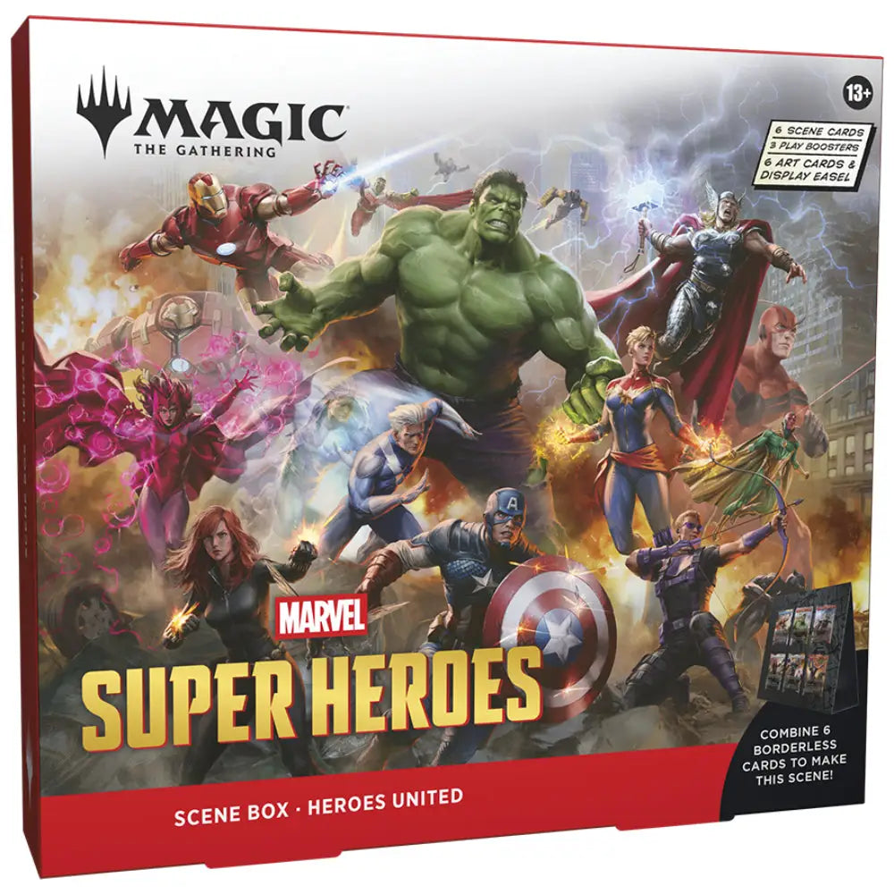 Magic the Gathering: Marvel Super Heroes Scene Box - The Black Sun Invasion - Card Games
