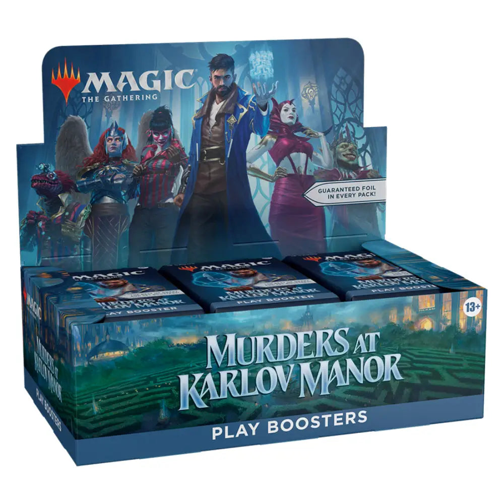 Magic the Gathering: Murders at Karlov Manor PLAY Booster Box (36) Magic the Gathering Sealed Wizards of the Coast   