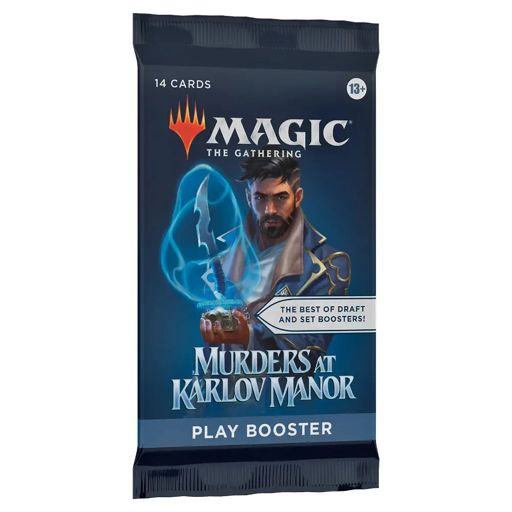 Magic the Gathering: Murders at Karlov Manor PLAY Booster Pack Magic the Gathering Sealed Wizards of the Coast   