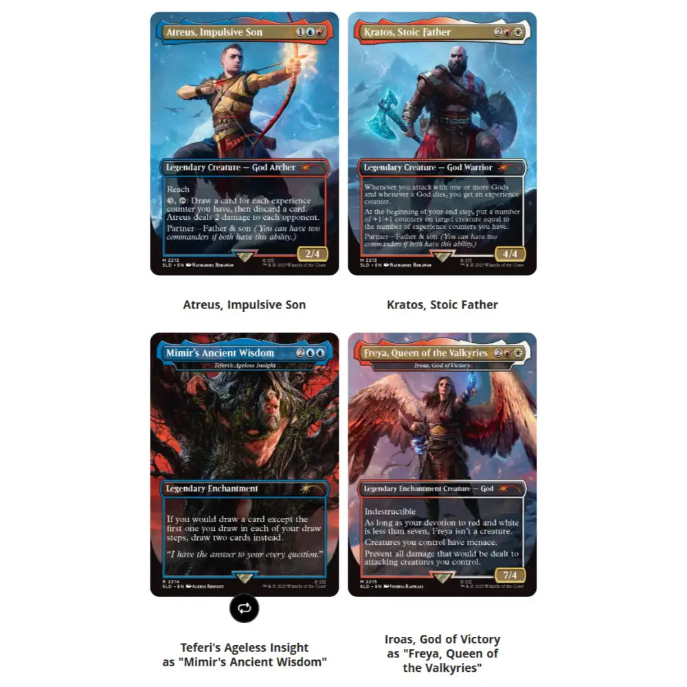 Magic the Gathering: Secret Lair x PlayStation Superdrop - God of War: Norse - Magic the Gathering Sealed