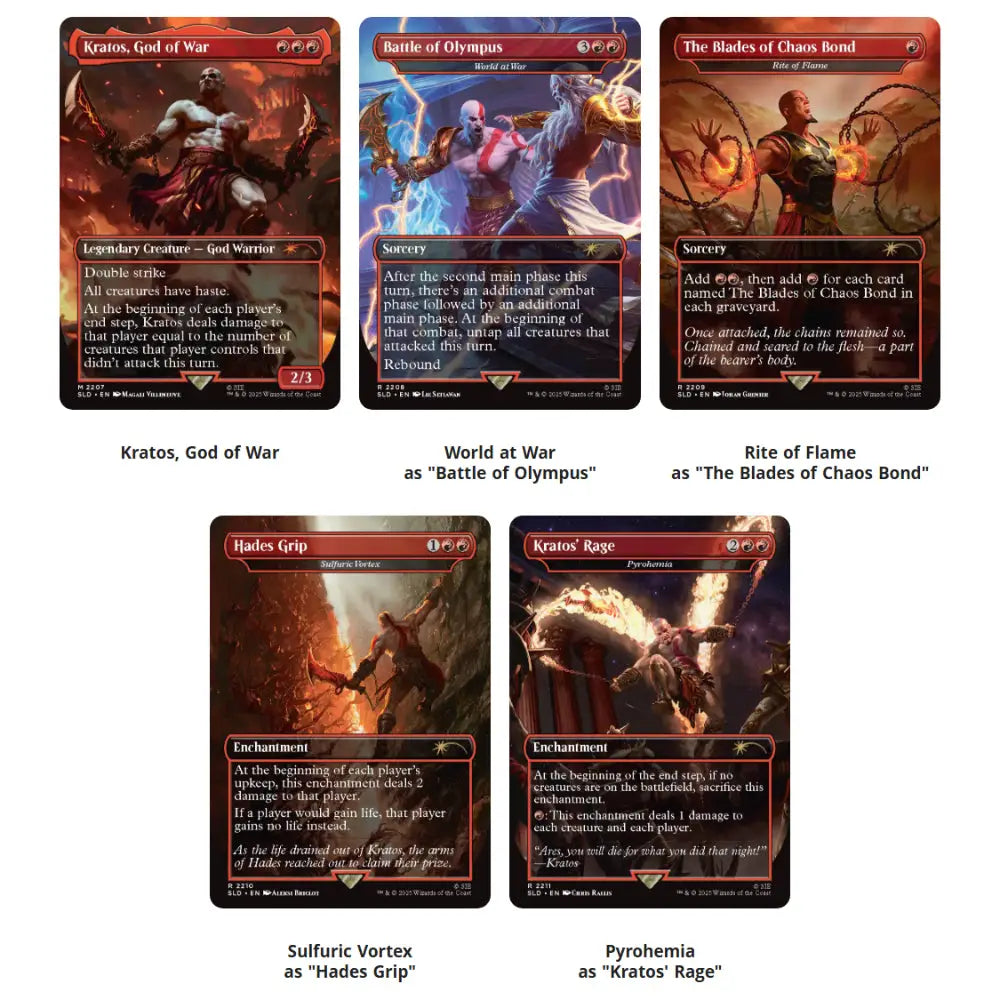 Magic the Gathering: Secret Lair x PlayStation Superdrop - God of War: Greek - Magic the Gathering Sealed