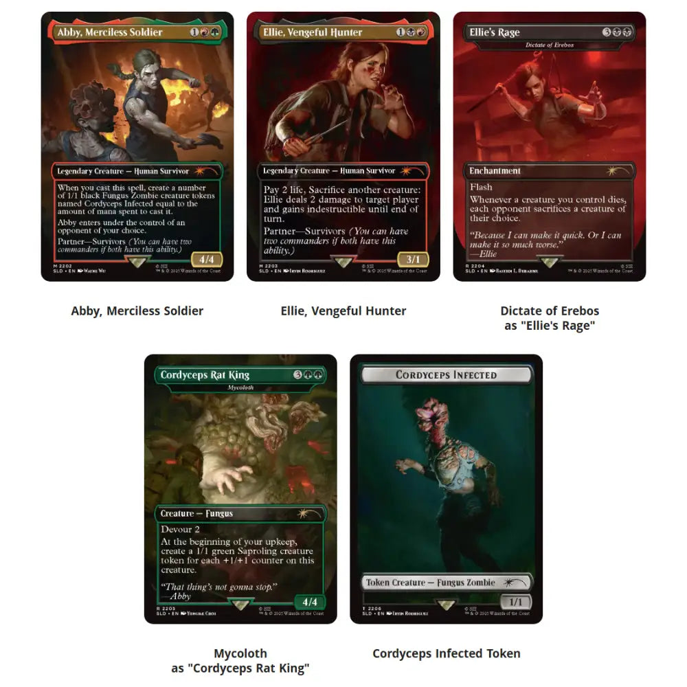 Magic the Gathering: Secret Lair x PlayStation Superdrop - The Last of Us Part II: Path of Retribution - Magic