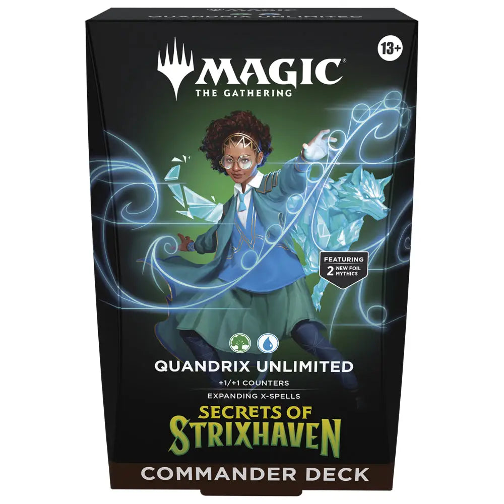 Magic the Gathering: Secrets of Strixhaven Commander Deck - Quandrix Unlimited - Card Games