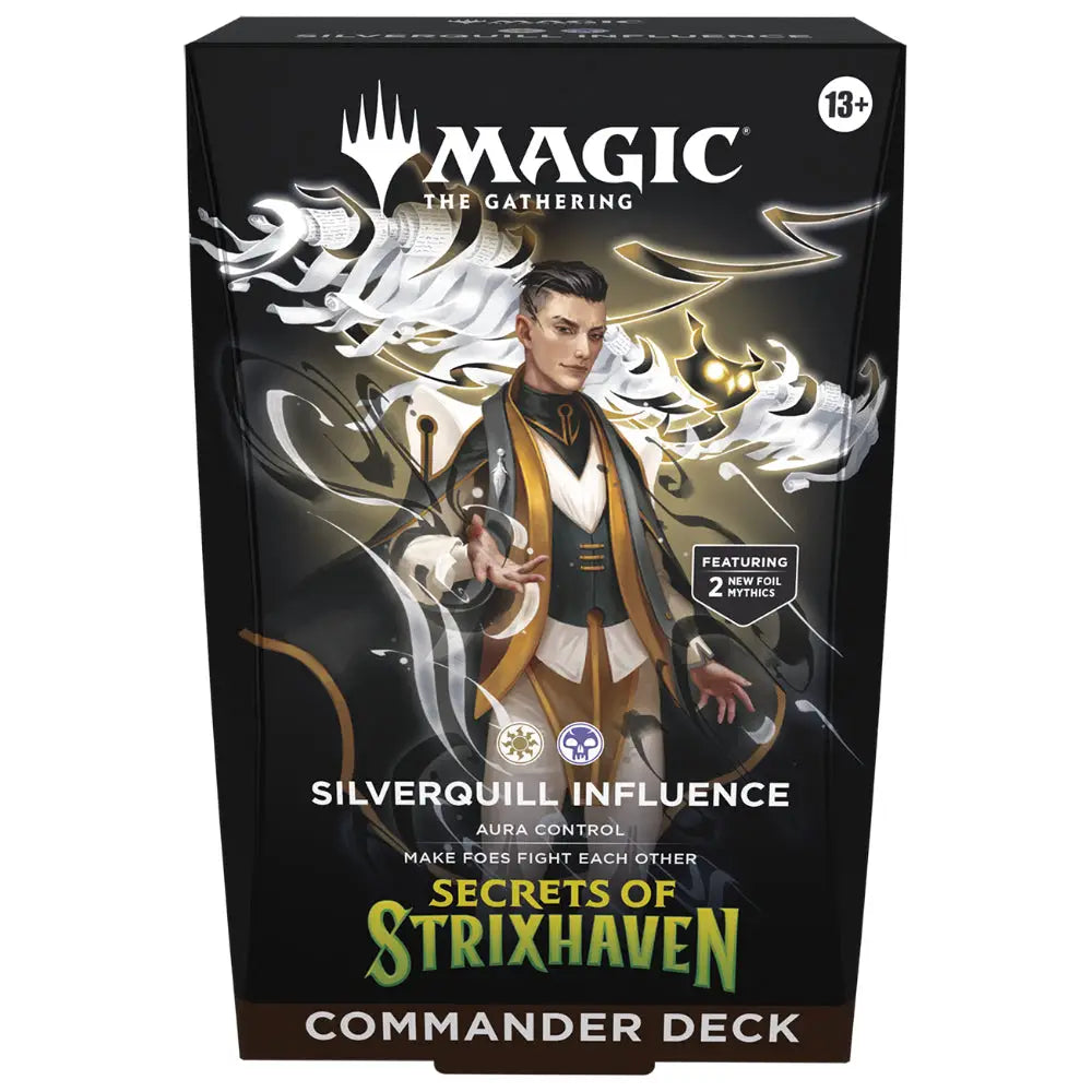 Magic the Gathering: Secrets of Strixhaven Commander Deck - Silverquill Influence - Card Games