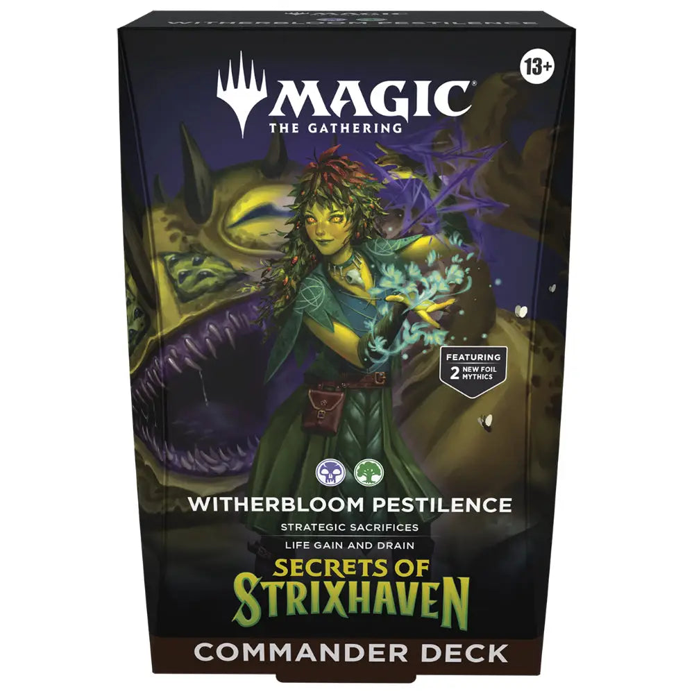 Magic the Gathering: Secrets of Strixhaven Commander Deck - Witherbloom Pestilence - Card Games