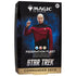 Magic the Gathering Star Trek commander deck featuring Starfleet fleet commander deck with captain Jean-Luc Picard portrait