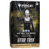 Magic the Gathering star trek commander deck box in black and gold featuring borg character with cybernetic limbs