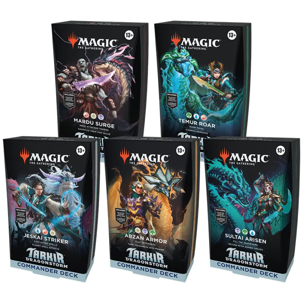 Magic the Gathering: Tarkir Dragonstorm Commander Deck - Card Games