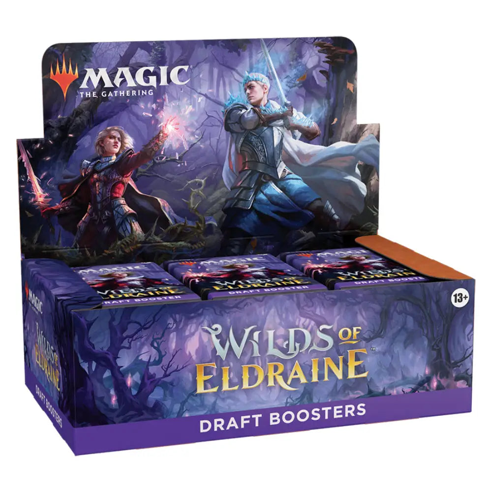 Magic the Gathering: Wilds of Eldraine DRAFT Booster Box (36) Magic the Gathering Sealed Wizards of the Coast   