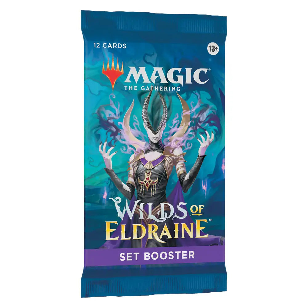 Magic the Gathering: Wilds of Eldraine SET Booster Pack Magic the Gathering Sealed Wizards of the Coast   