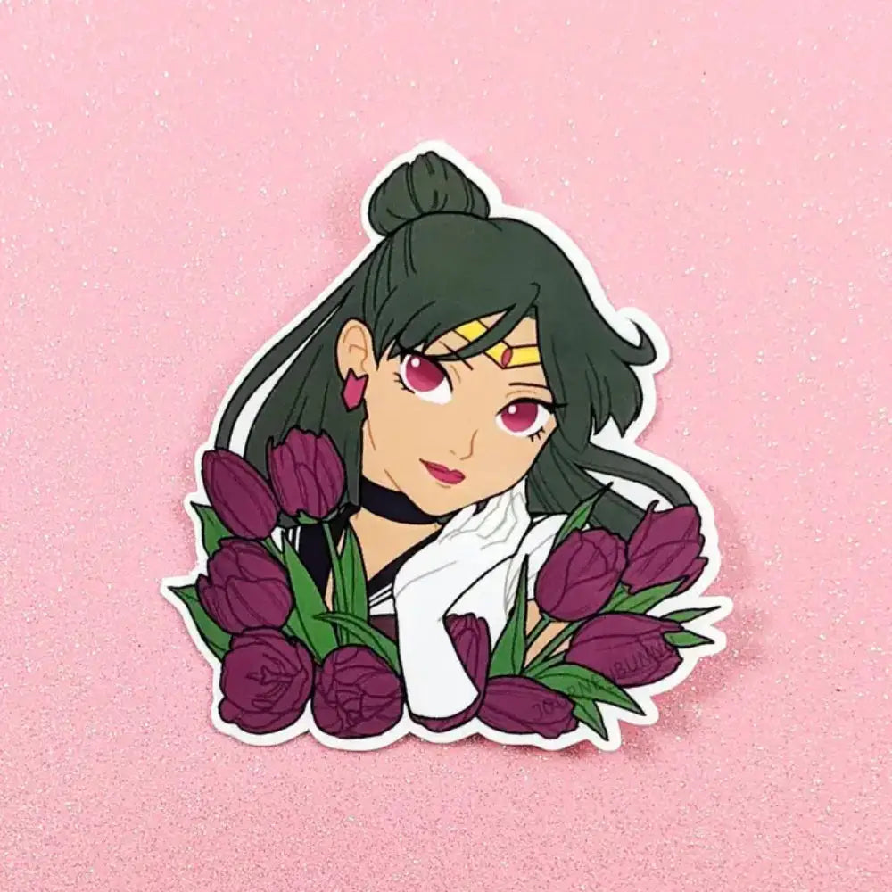 Magical Girl Pluto Sticker - Toys & Gifts