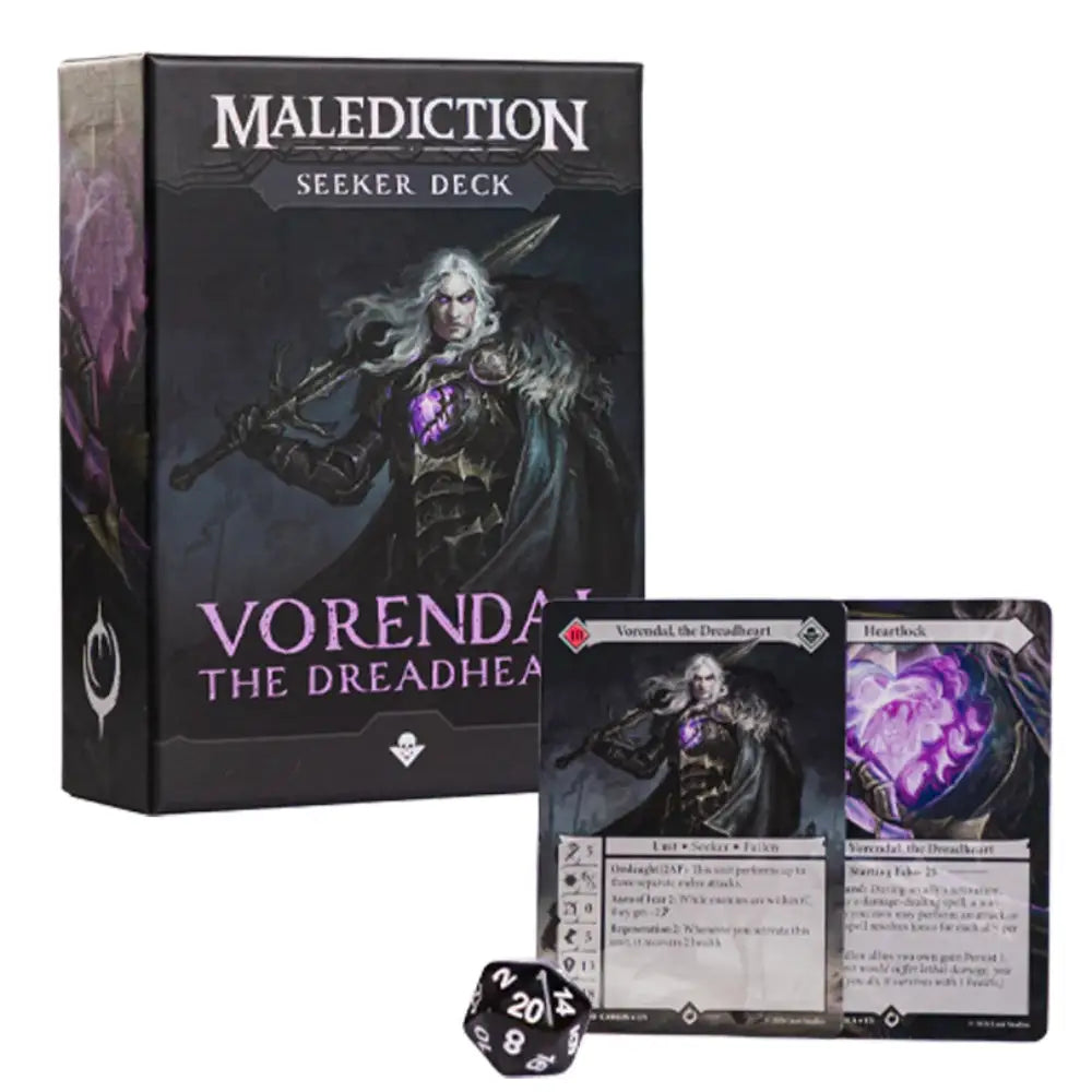 Malediction Seeker Deck Vorendal the Dreadheart - Miniatures Games