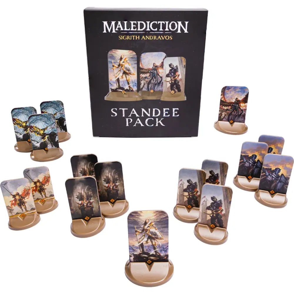 Malediction Standee Pack Sigrith Andravos - Miniatures Games