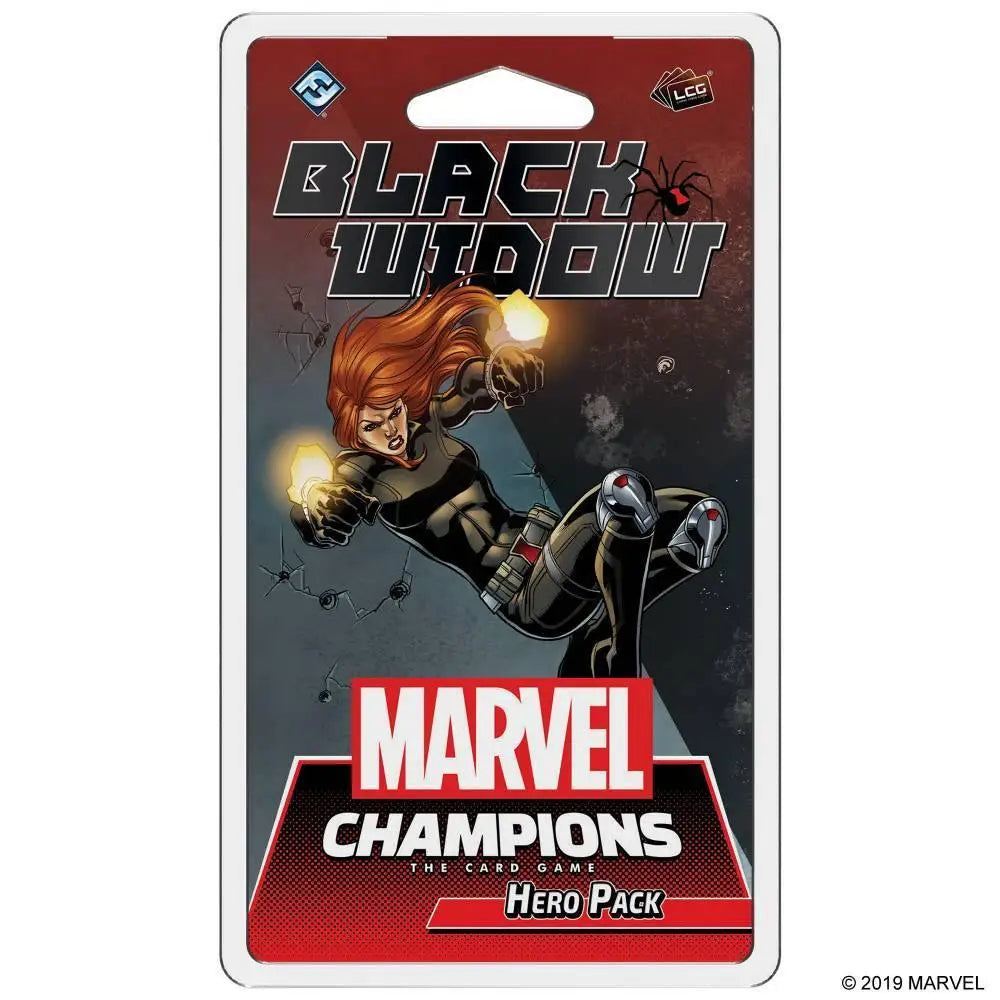 Marvel Champions Black Widow Hero Pack Marvel Champions Fantasy Flight Games   