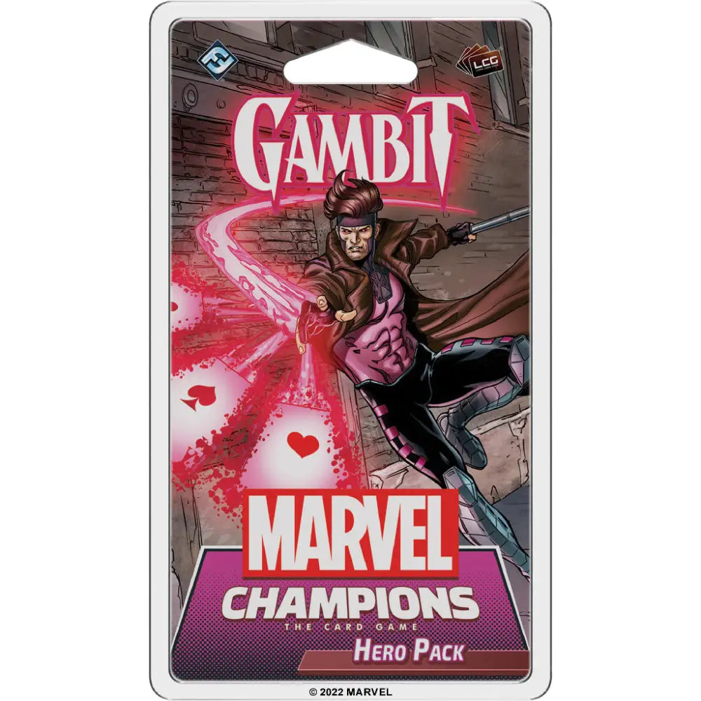 Marvel Champions Gambit Hero Pack Marvel Champions Fantasy Flight Games   