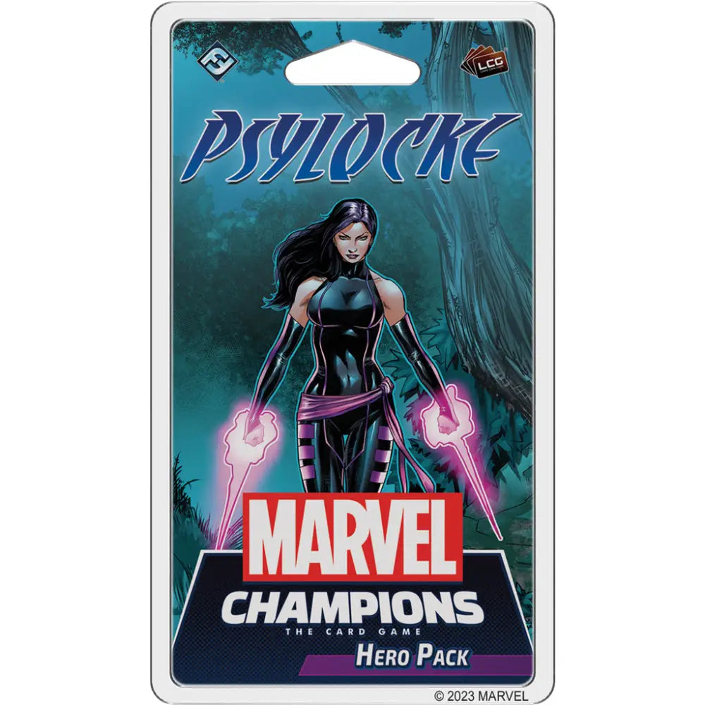 Marvel Champions Psylocke Hero Pack Marvel Champions Fantasy Flight Games   