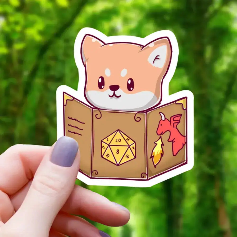 Master Shiba Inu Sticker - Toys & Gifts
