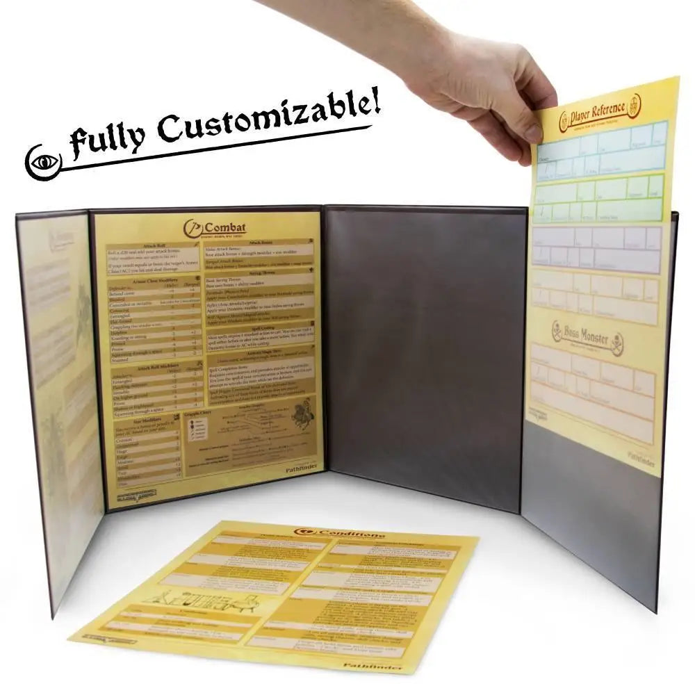 Master’s Tome Customizable DM Screen - Roleplaying Games