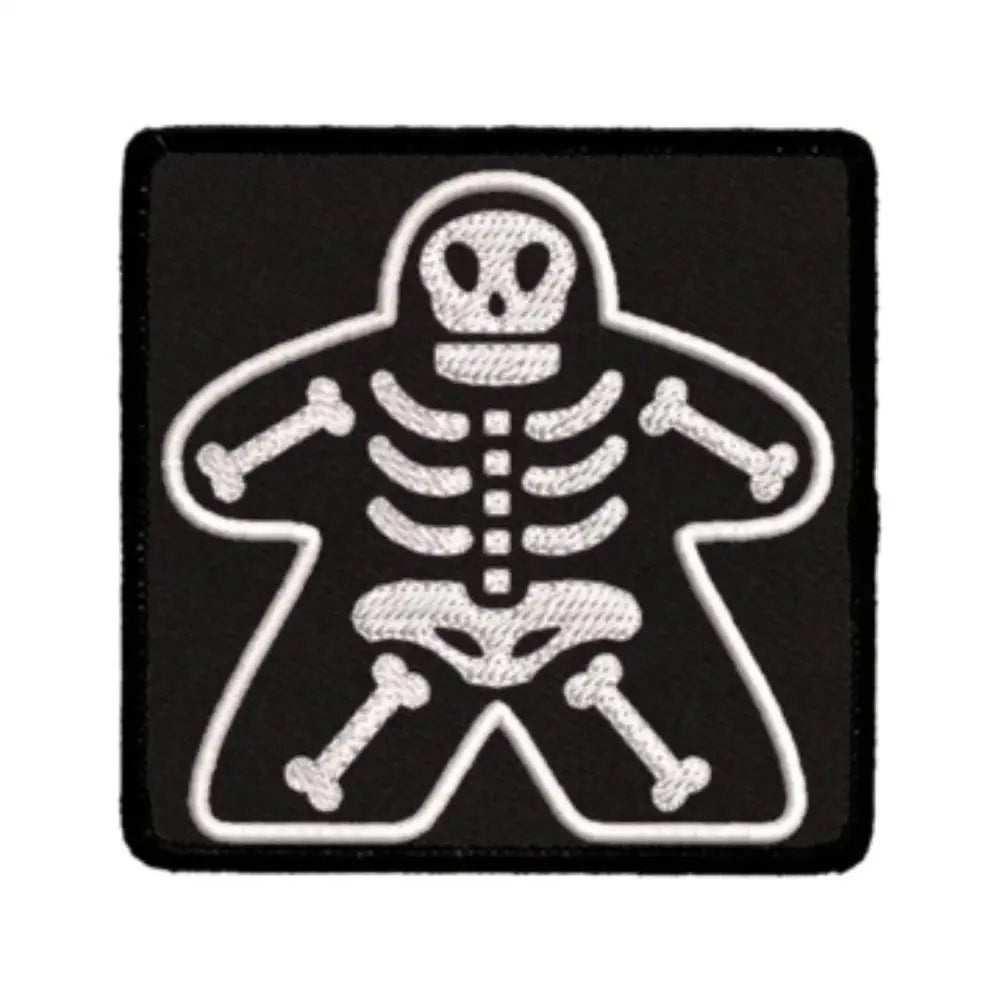 Meeple Skeleton Iron-On Patch Toys & Gifts Red King   