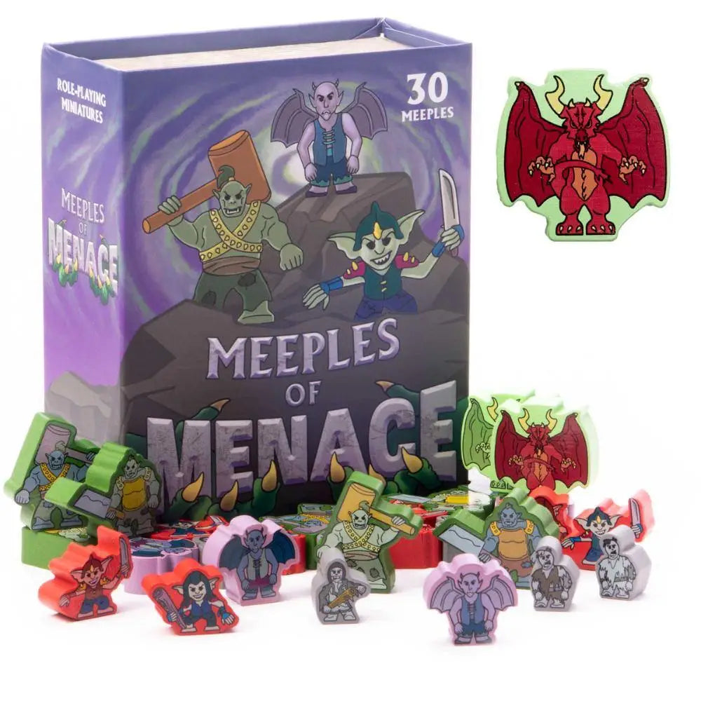 Meeples of Menace Tokens & Counters Brybelly   