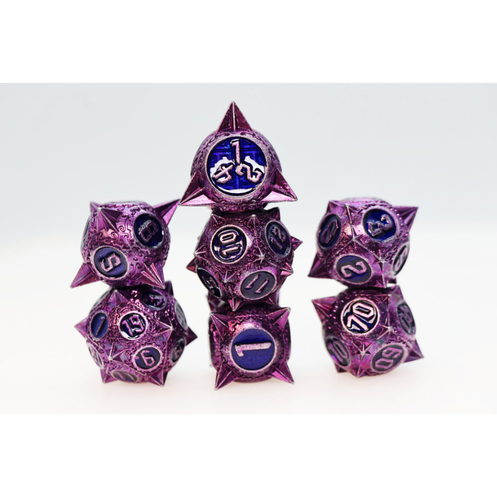 Meteor Storm Metal Polyhedral (D&D) Dice Set (7)