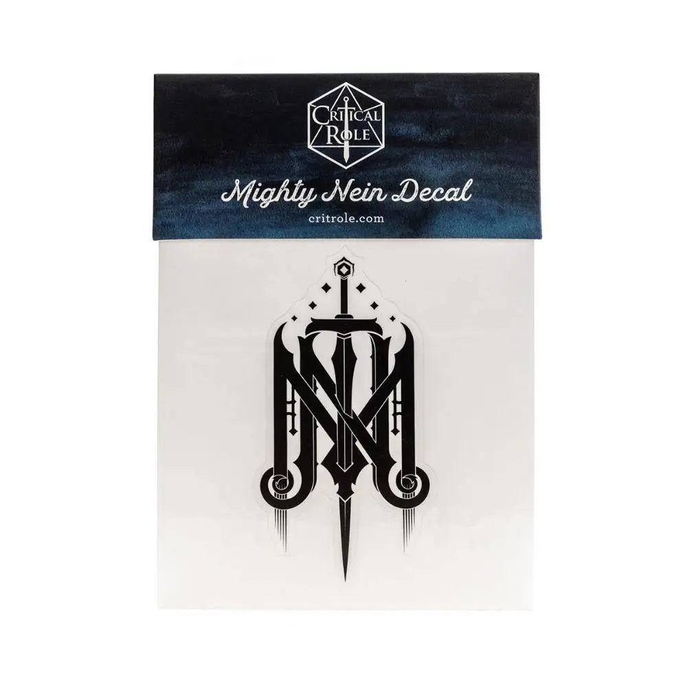 Mighty Nein Crest Decal Toys & Gifts Darrington Press   