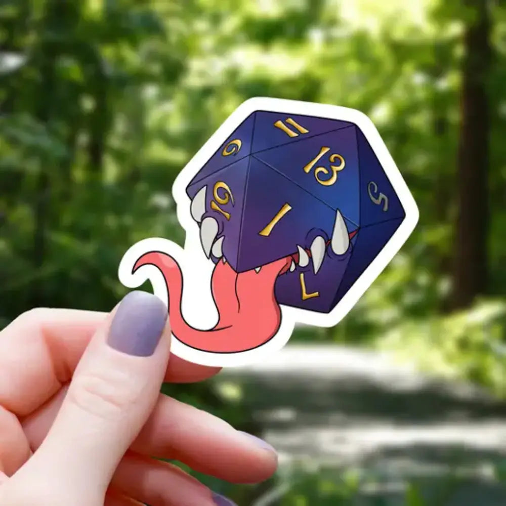 Mimic D20 Sticker - Gifts