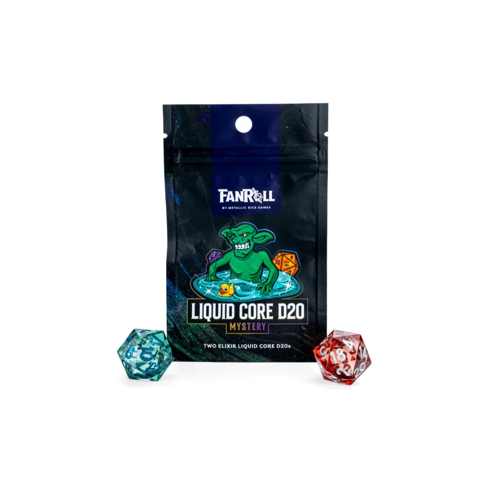 Misfit Liquid Core Dice: Adopt A Misfit (2d20) - Dice & Dice Supplies