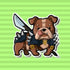 MKC Barbarian Bulldog Sticker - Gifts