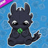 MKC Black Dragon with d6 Sticker - Gifts