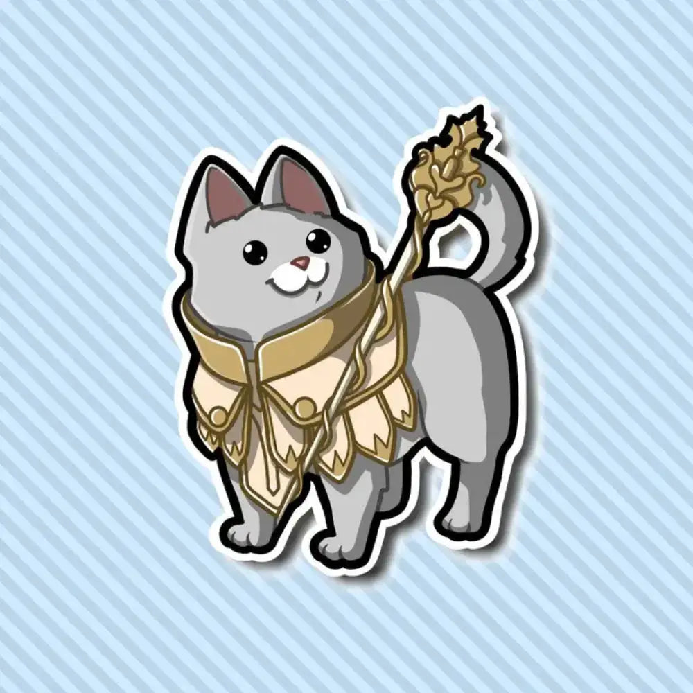 MKC Cleric Cat Sticker - Toys & Gifts