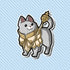MKC Cleric Cat Sticker - Toys & Gifts