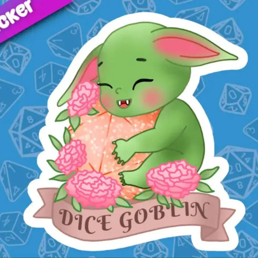 MKC Dice Goblin Sticker - Gifts