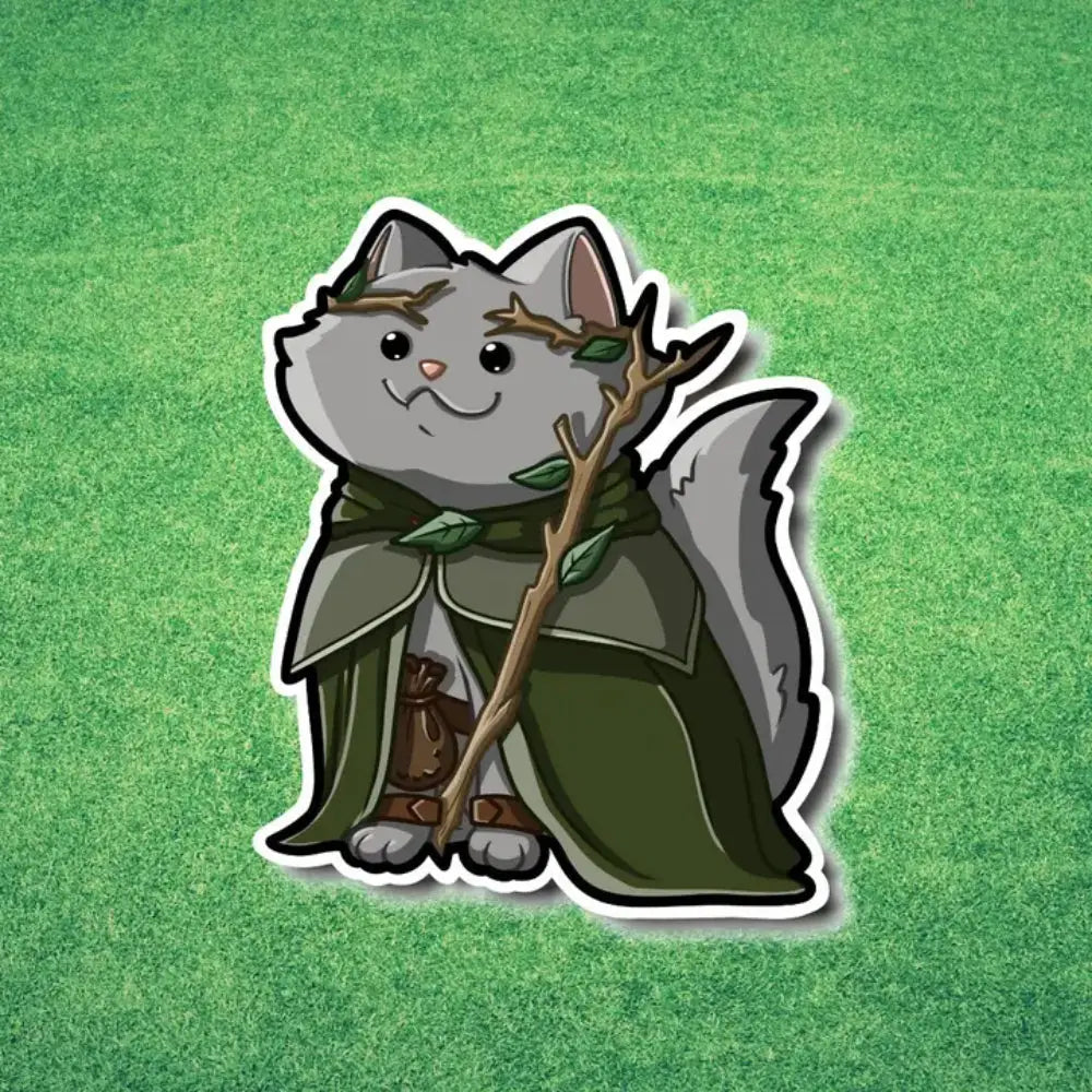 MKC Druid Cat Sticker - Toys & Gifts
