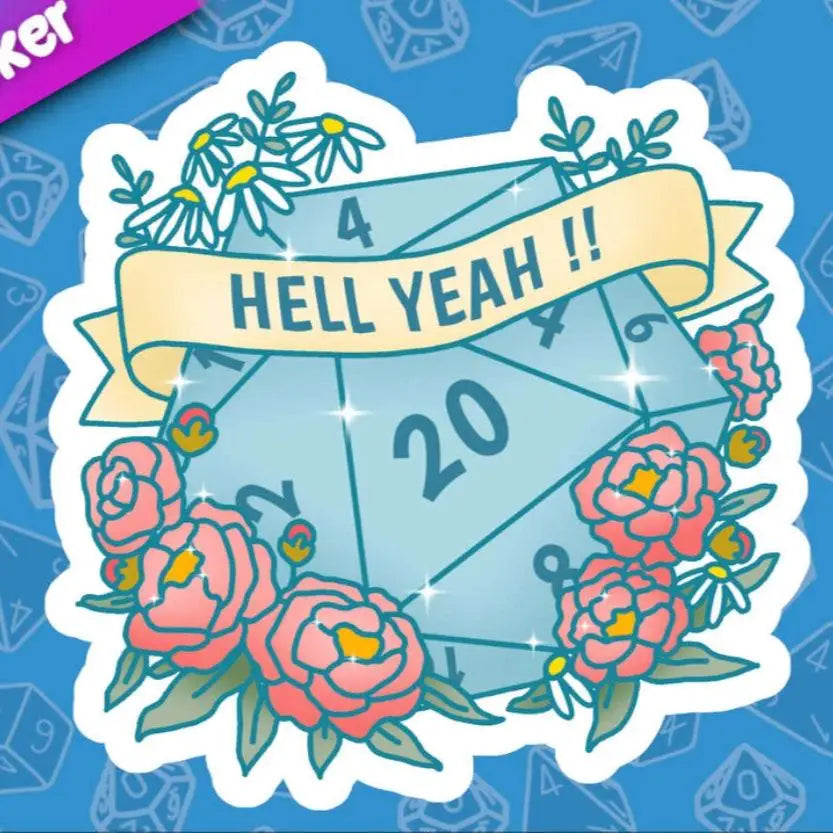 MKC Hell Yeah Dice Sticker - Gifts