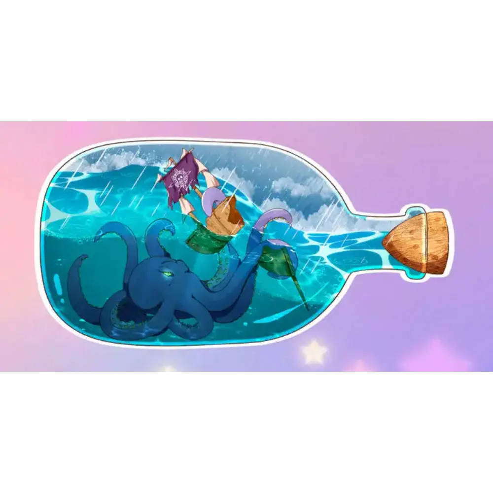 MKC Kraken in a Bottle Sticker - Gifts