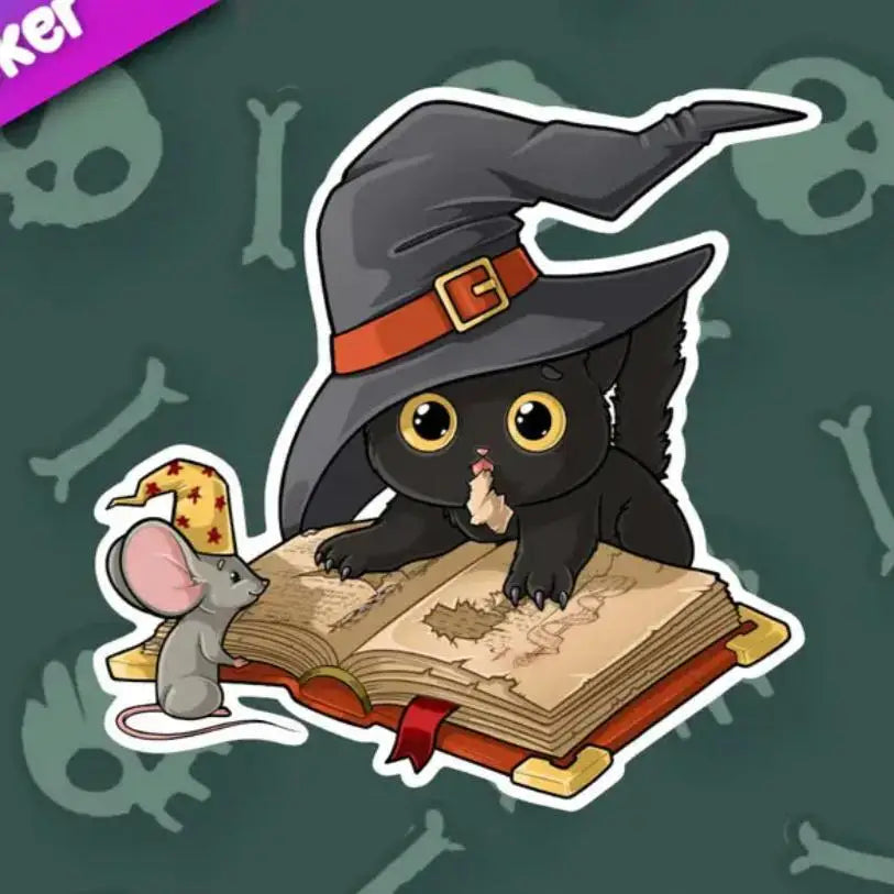 MKC Purrlin Story Time Sticker - Gifts