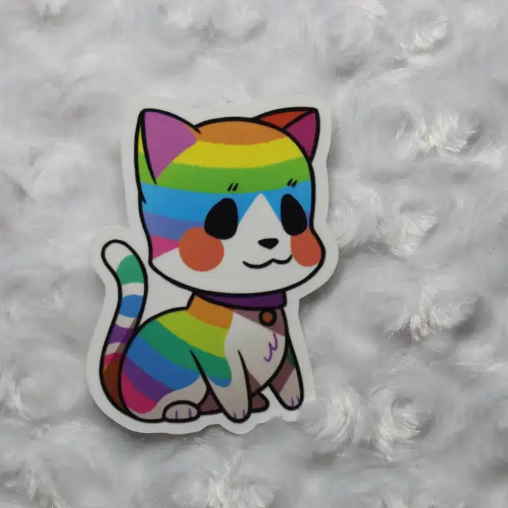 MKC Rainbow Cat Sticker - Toys & Gifts