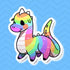 MKC Rainbow Dragon Sticker - Toys & Gifts