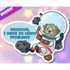 MKC So Many Problems Dog Sticker - Gifts