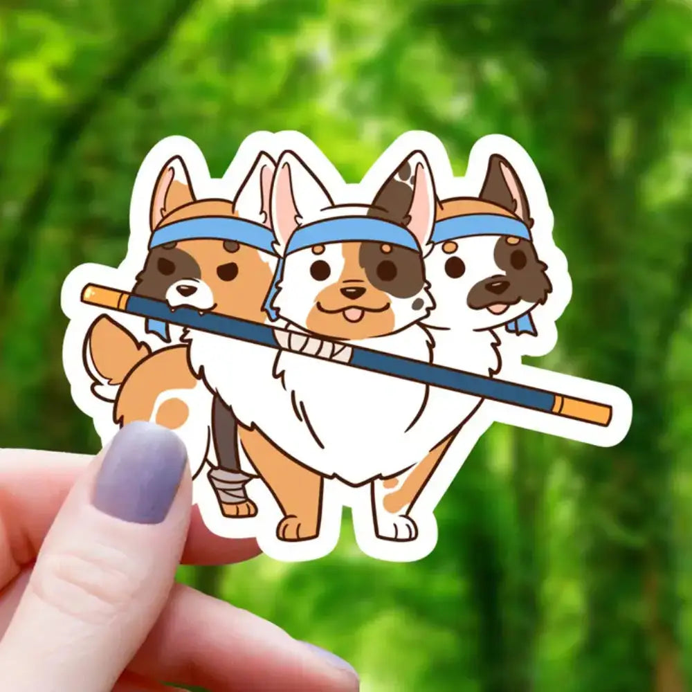 Monk Cerberus Sticker - Toys & Gifts