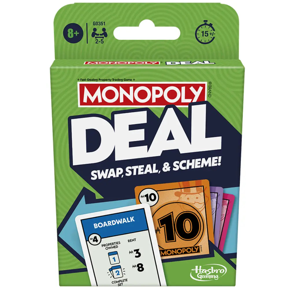 Monopoly Deal Refresh Card Game - Board Games