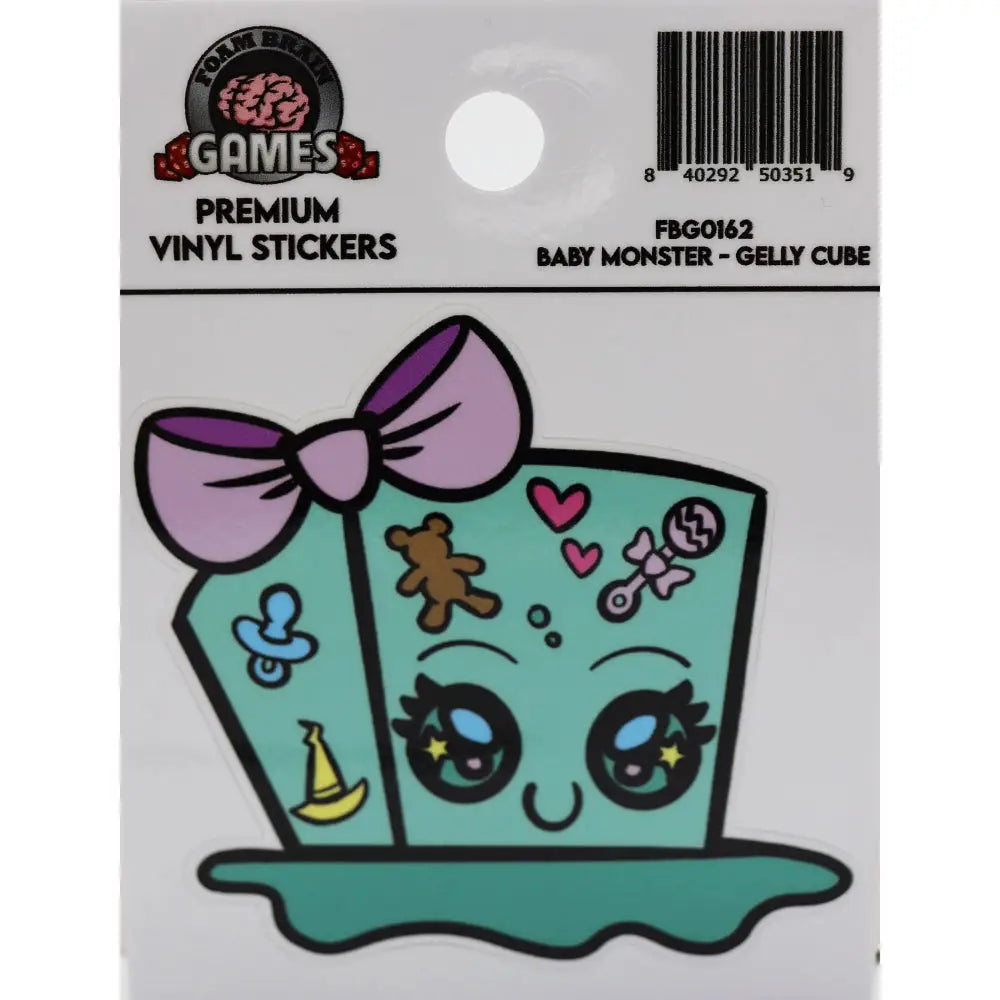 Monster Sticker - Baby Gelly Cube - Gifts