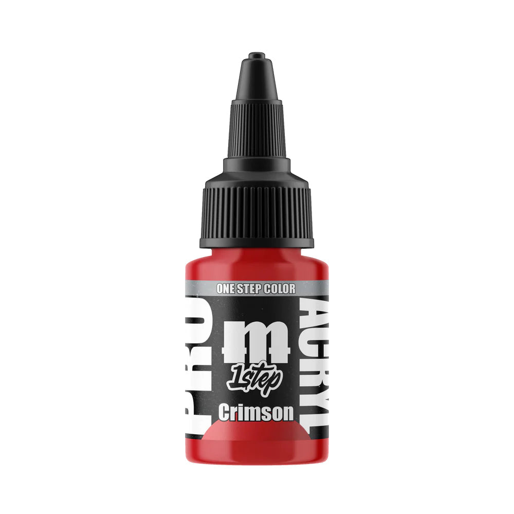 Monument 1-Step Crimson Acrylic Paint 22ml Bottle - Paint & Tools