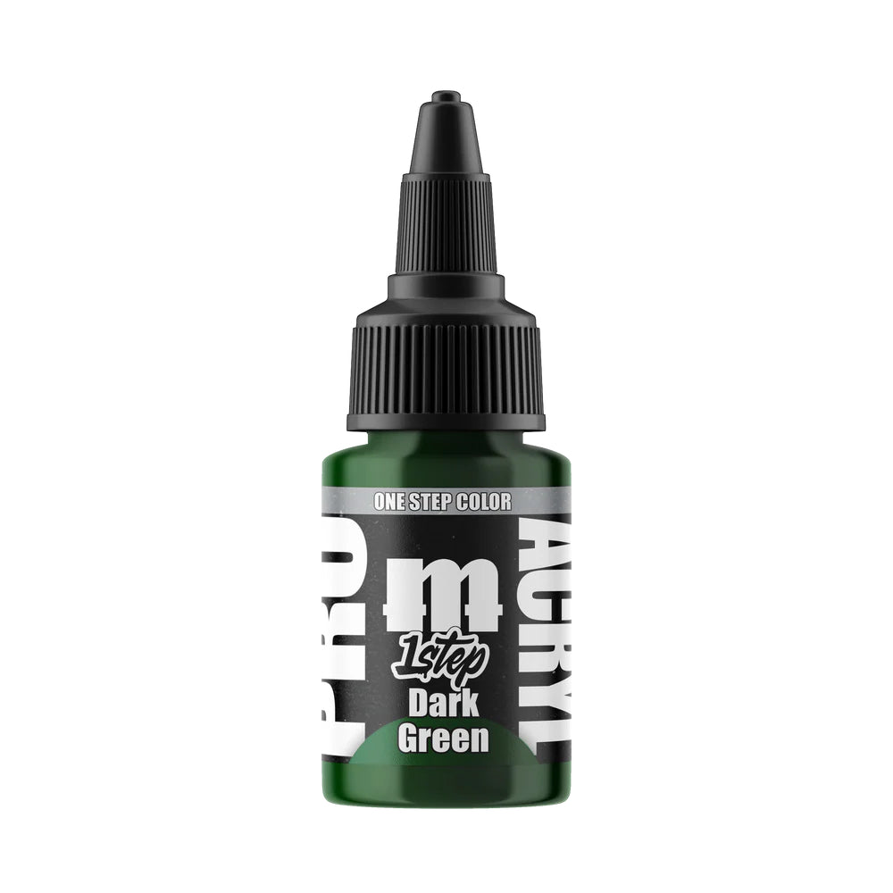Monument 1-Step Dark Green Acrylic Paint 22ml Bottle - Paint & Tools