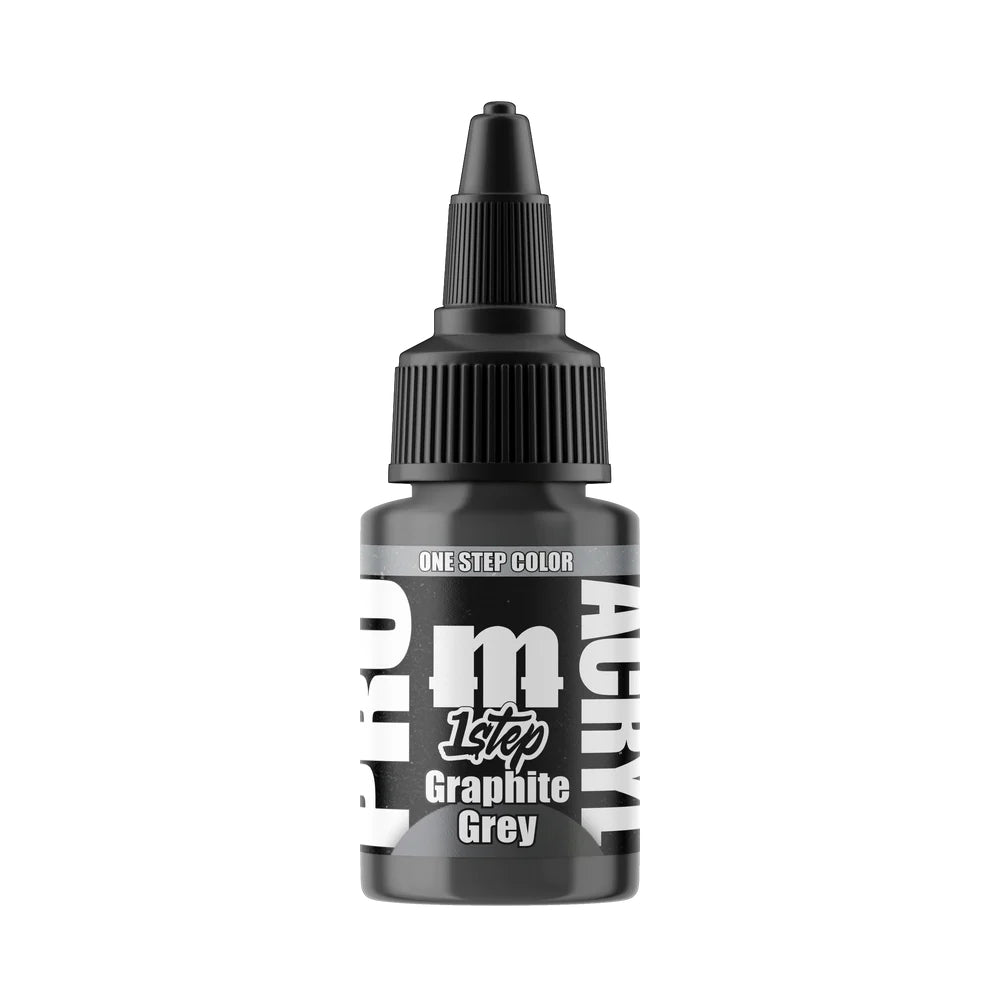 Monument 1-Step Graphite Grey Acrylic Paint 22ml Bottle - Paint & Tools