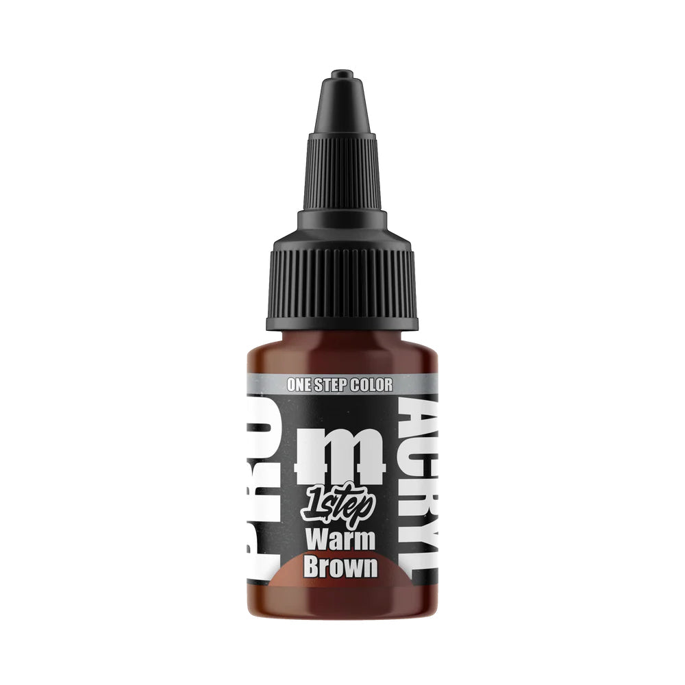 Monument 1-Step Warm Brown Acrylic Paint 22ml Bottle - Paint & Tools