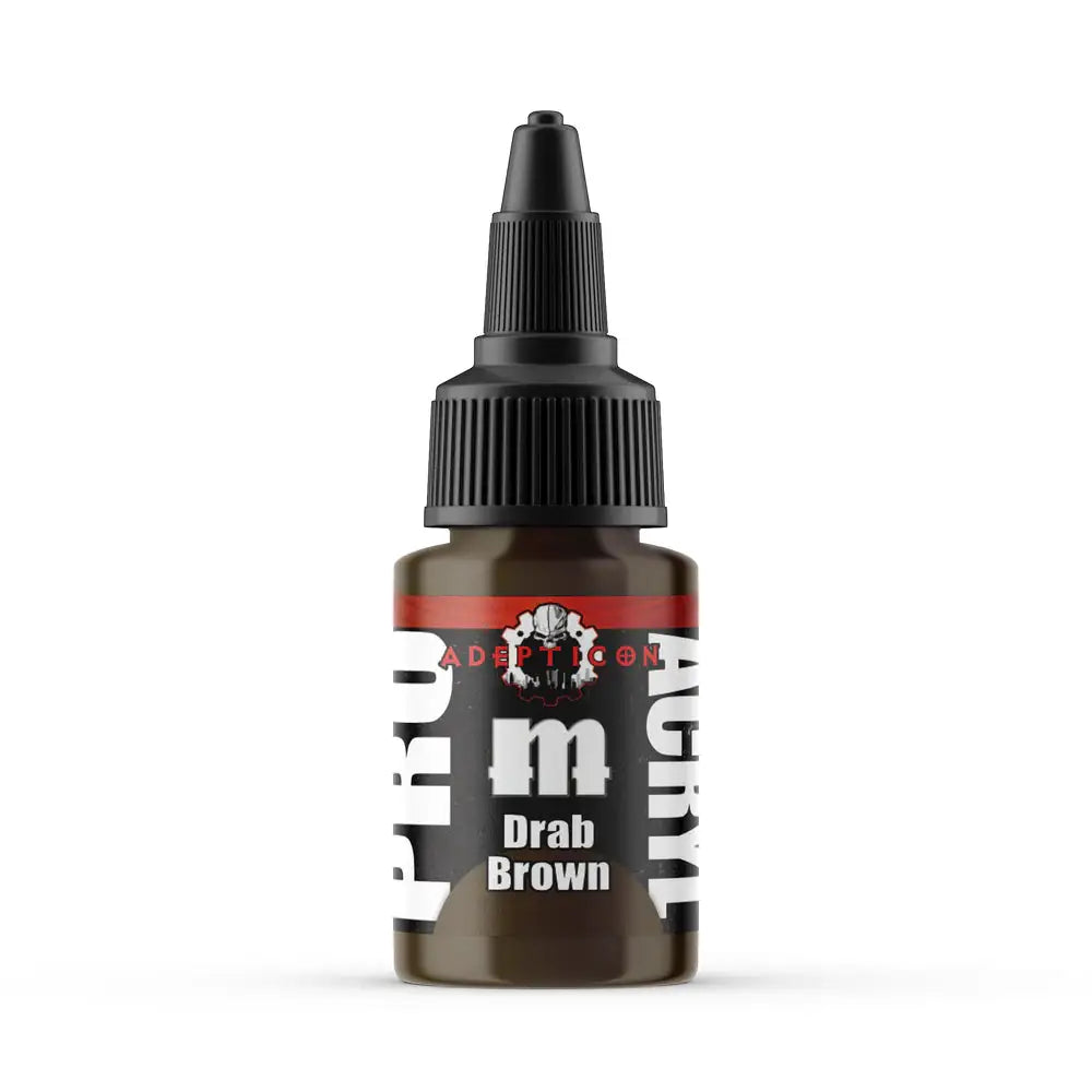 Monument Adepticon Drab Brown Acrylic Paint 22ml Bottle - Paint & Tools