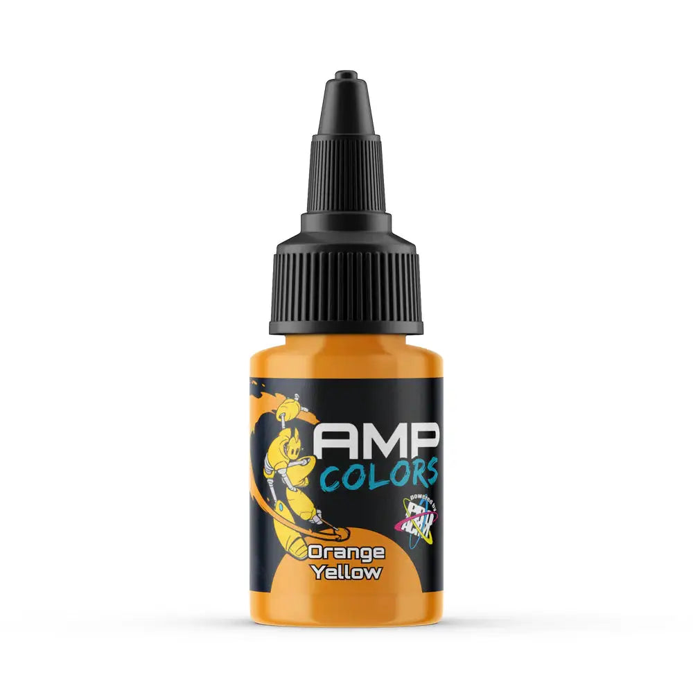 Monument AMP Colors Orange Yellow Acrylic Paint 22ml Bottle - Paint & Tools