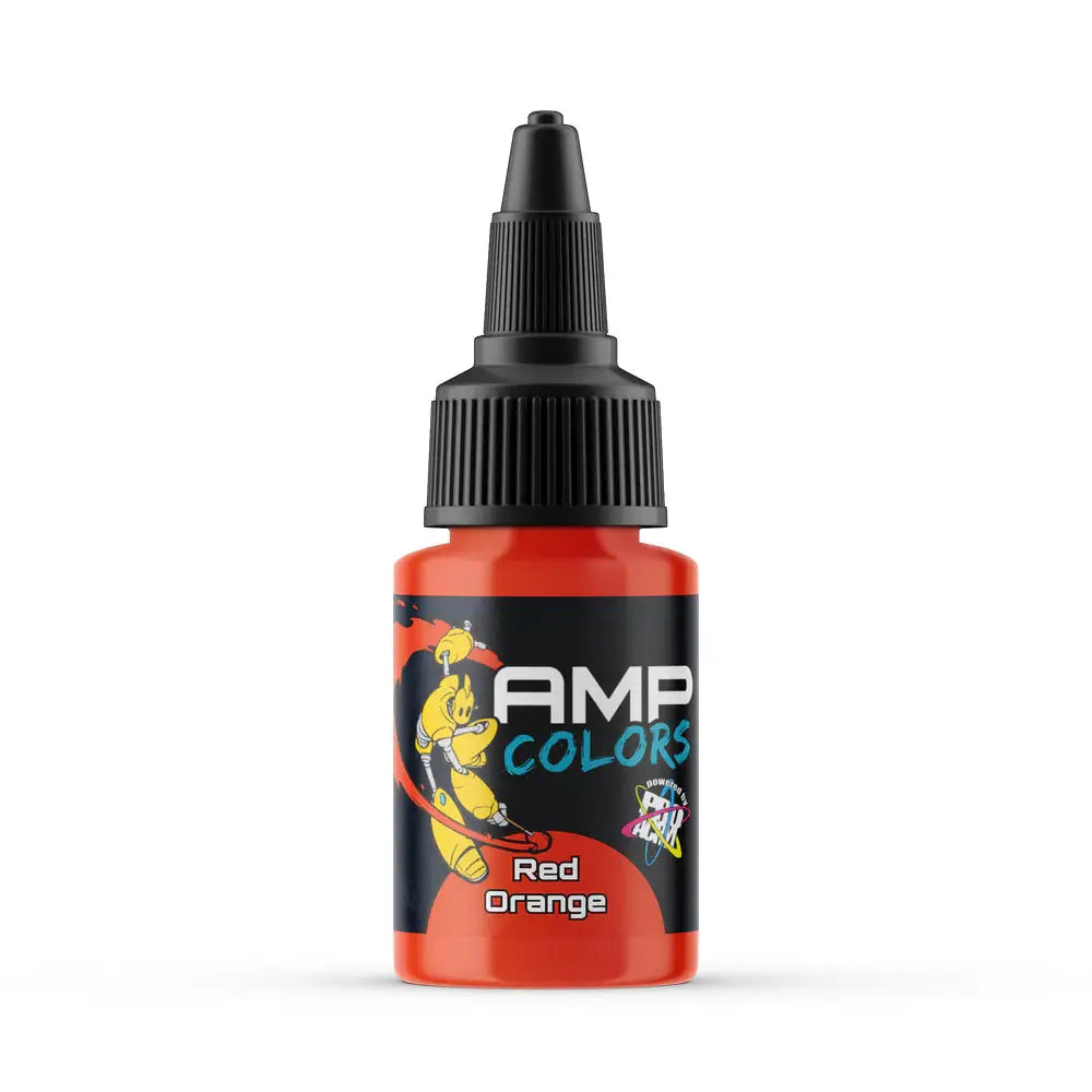 Monument AMP Colors Red Orange Acrylic Paint 22ml Bottle - Paint & Tools